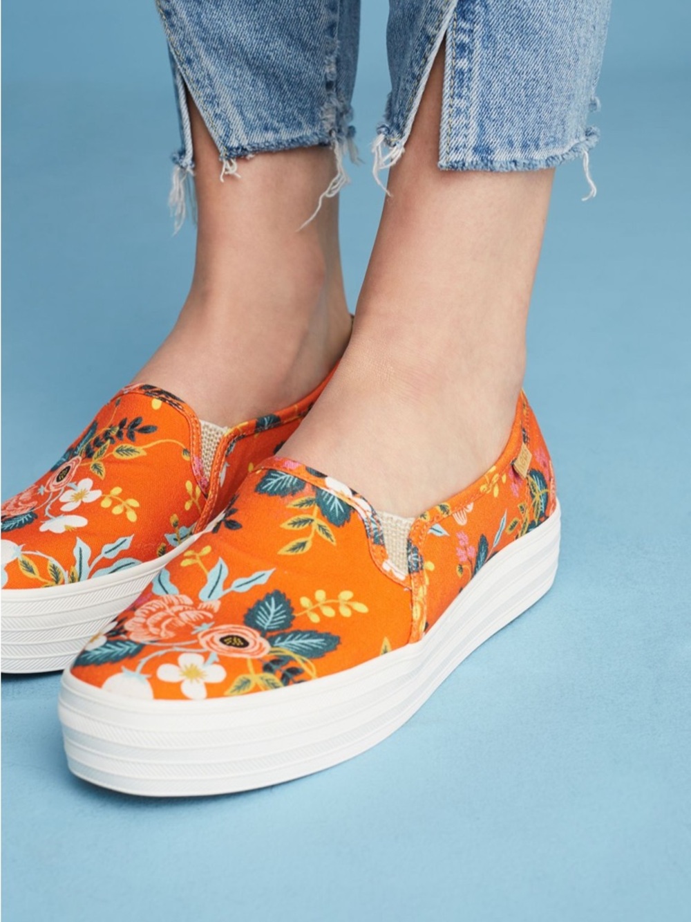 Keds x Rifle Paper Co Slip-on Sneakers
